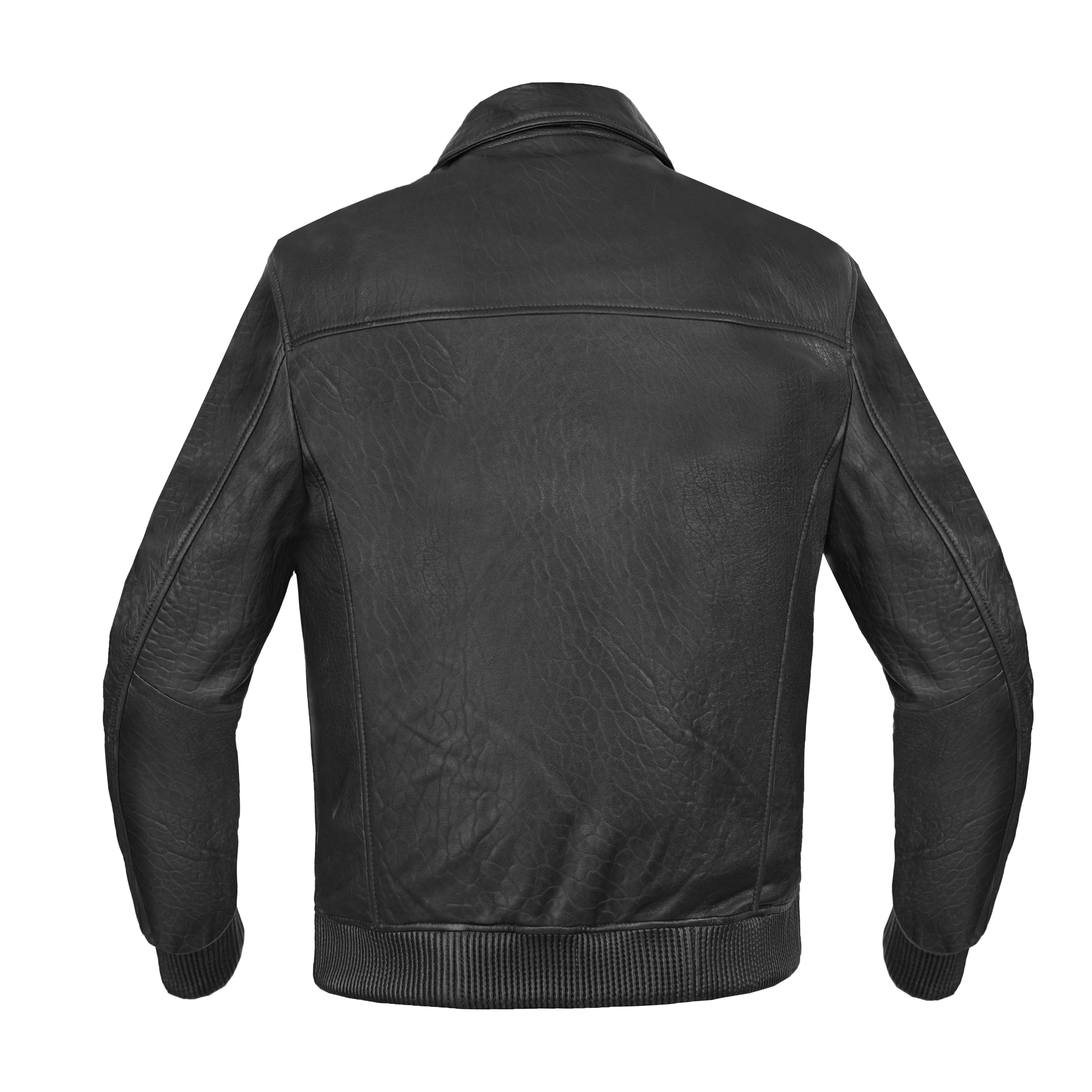 Traveler™ Men's Fashion Black Leather Jacket