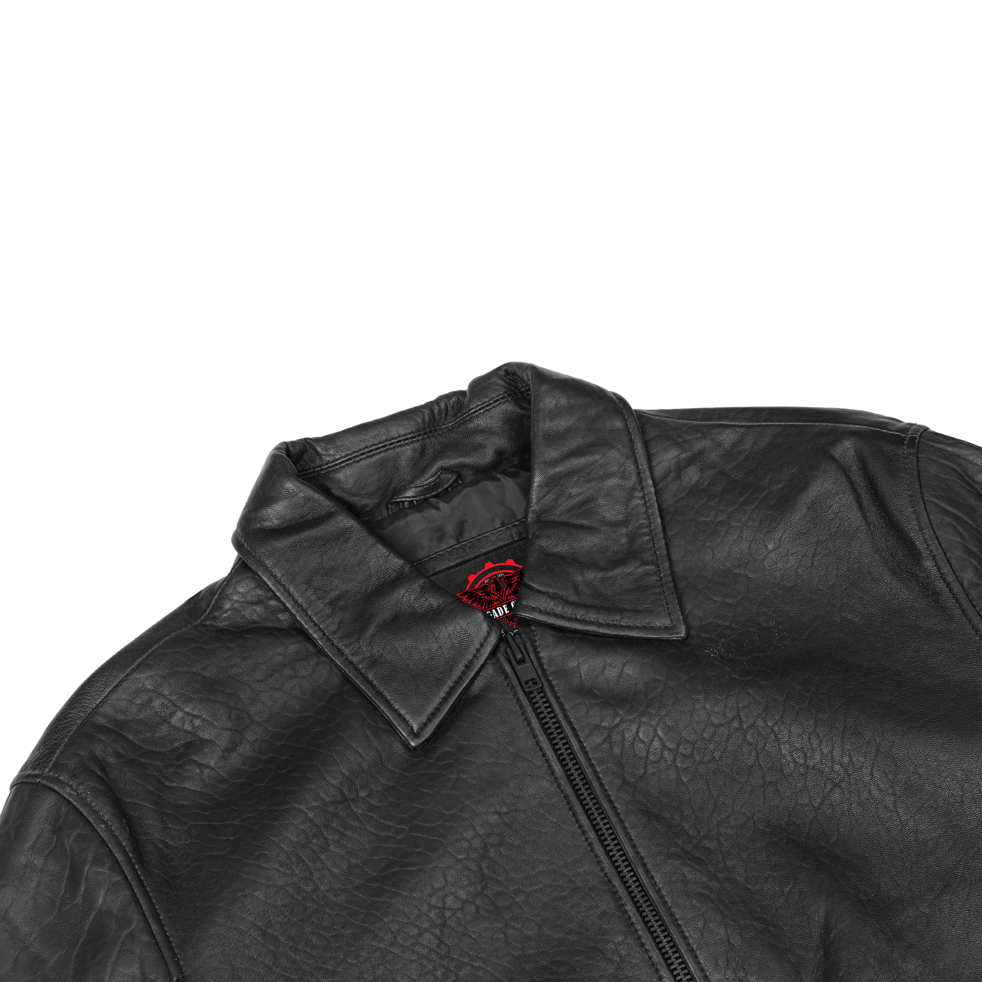 Traveler™ Men's Fashion Black Leather Jacket