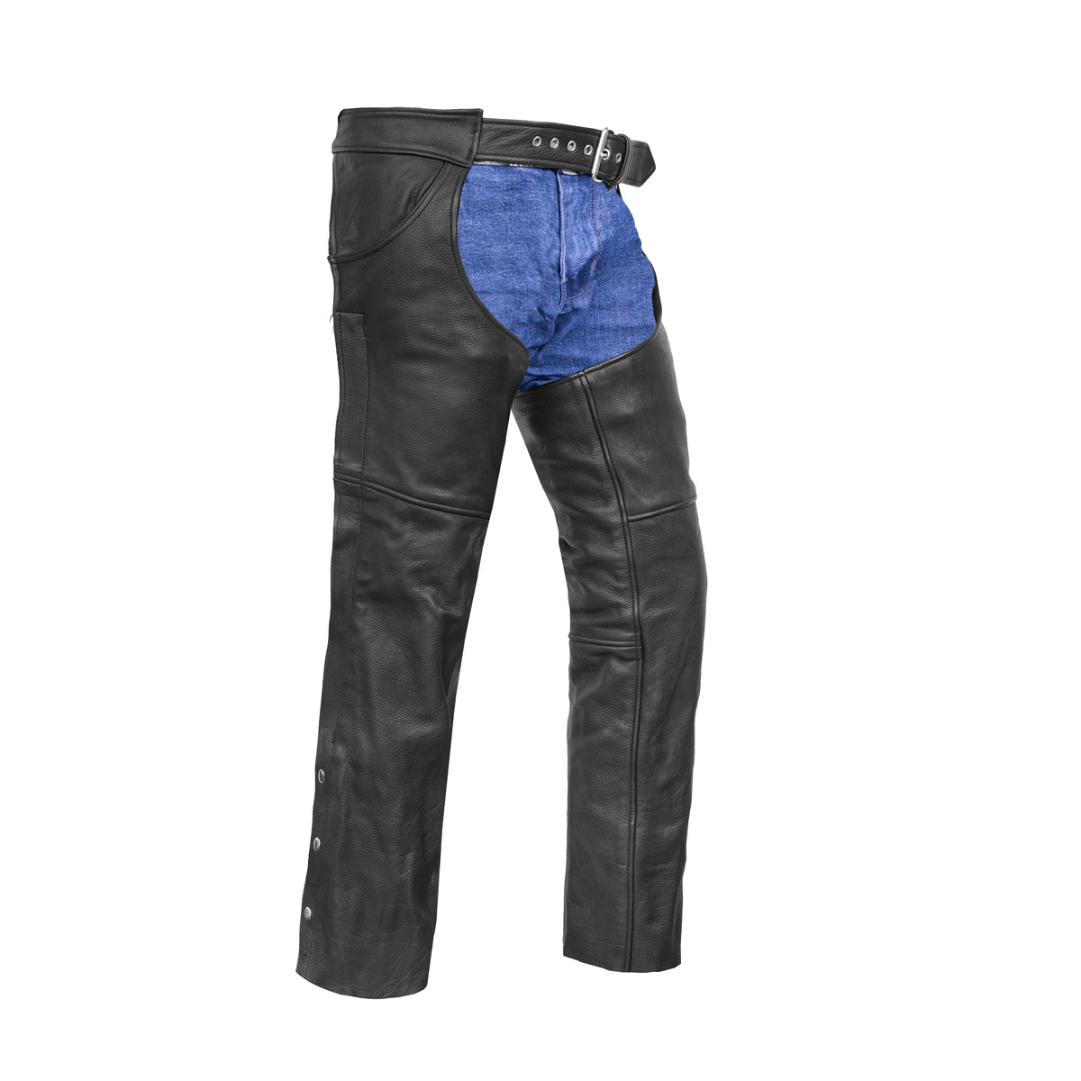 Traza™ Unisex Leather Motorcycle Chaps