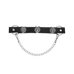 Boot Chain - Silver Wolf Star