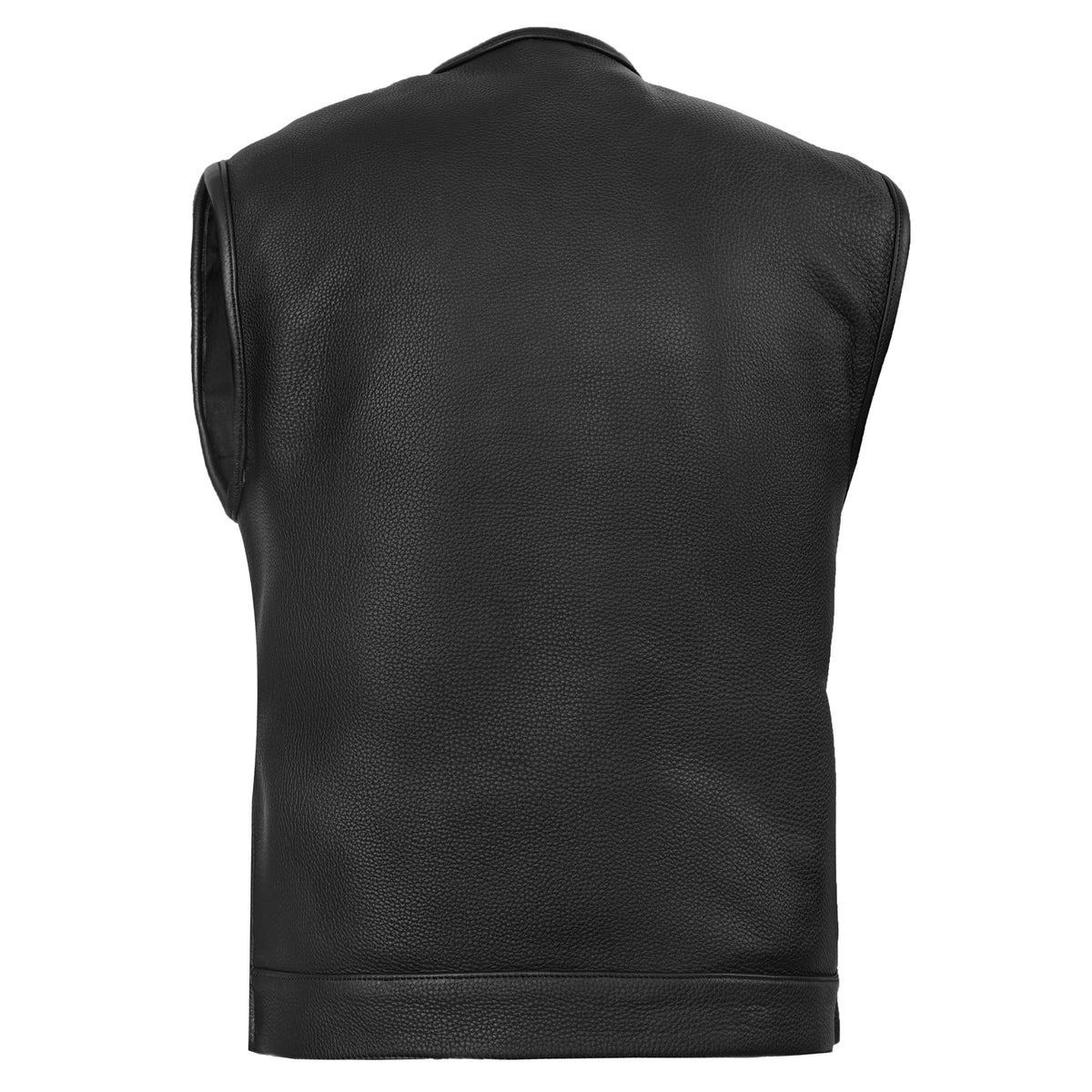 UpStyle™ Mens Leather Motorcycle Vest