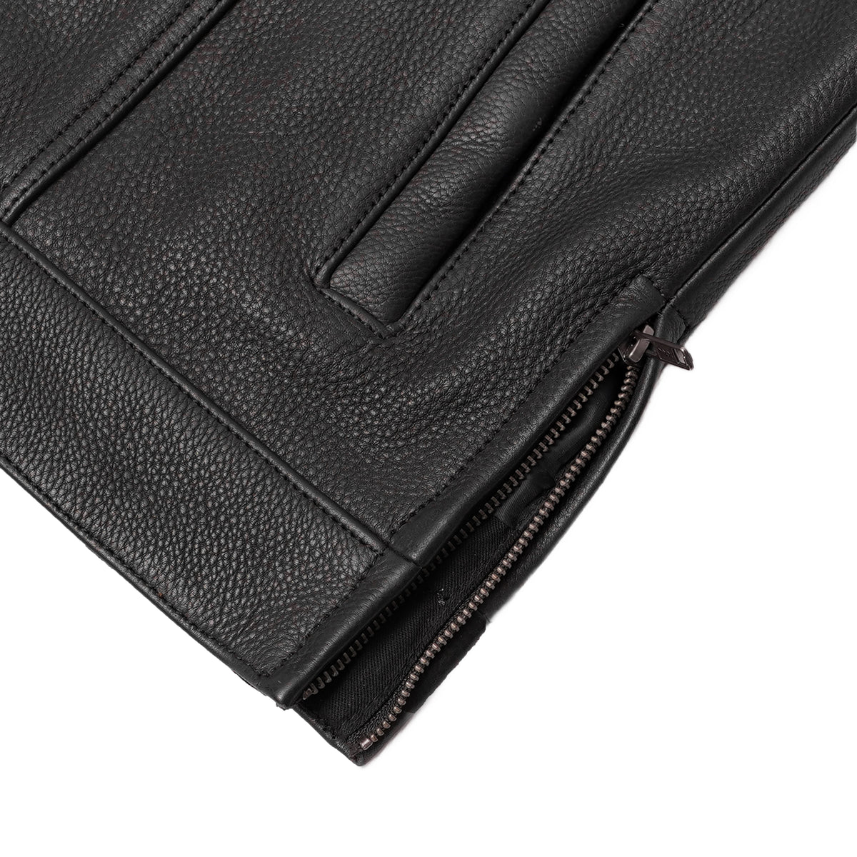 UpStyle™ Mens Leather Motorcycle Vest