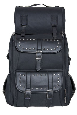 Updated Touring Sissy Bar Bag w/ Studs