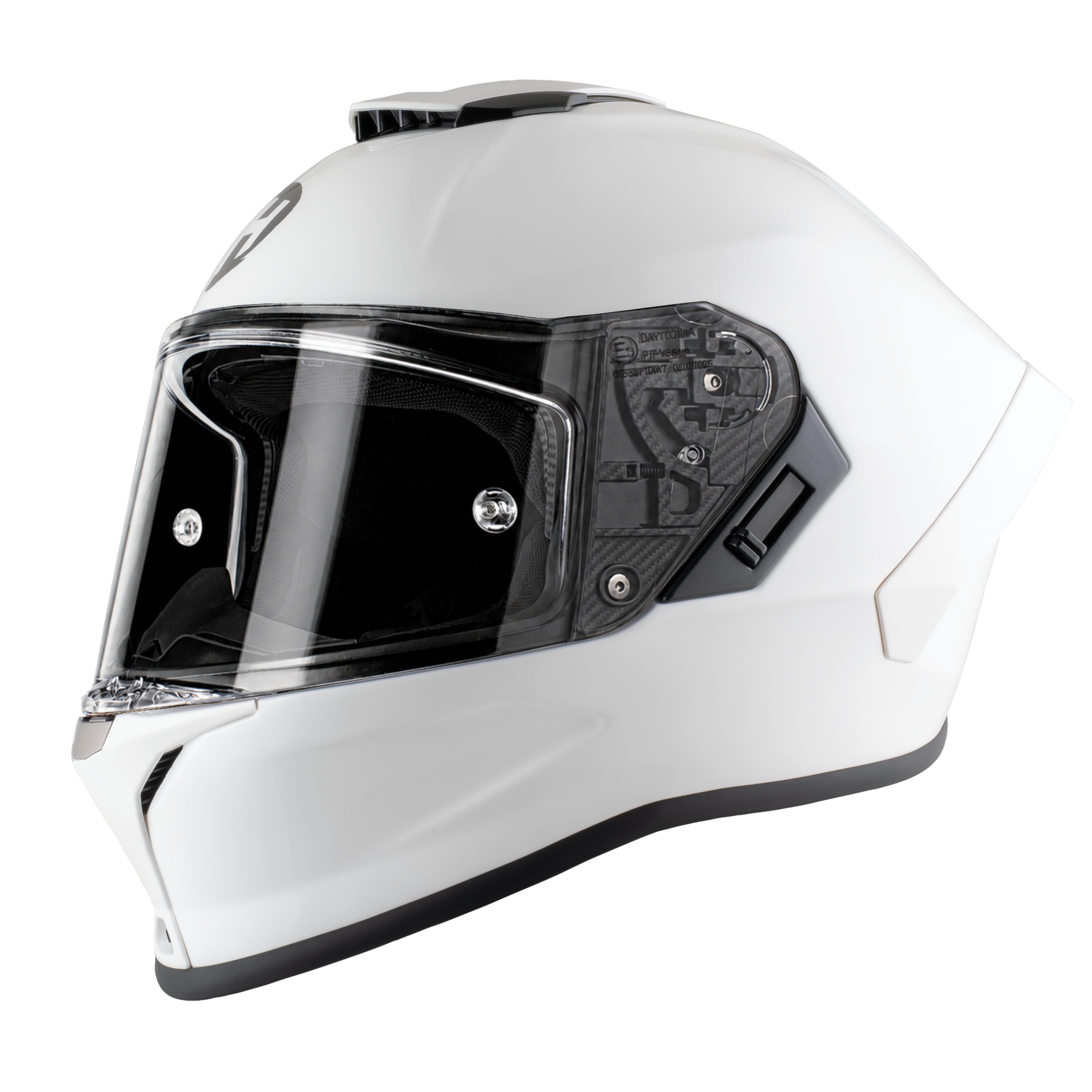 D.O.T. & ECE Daytona Viper- Hi-Gloss White