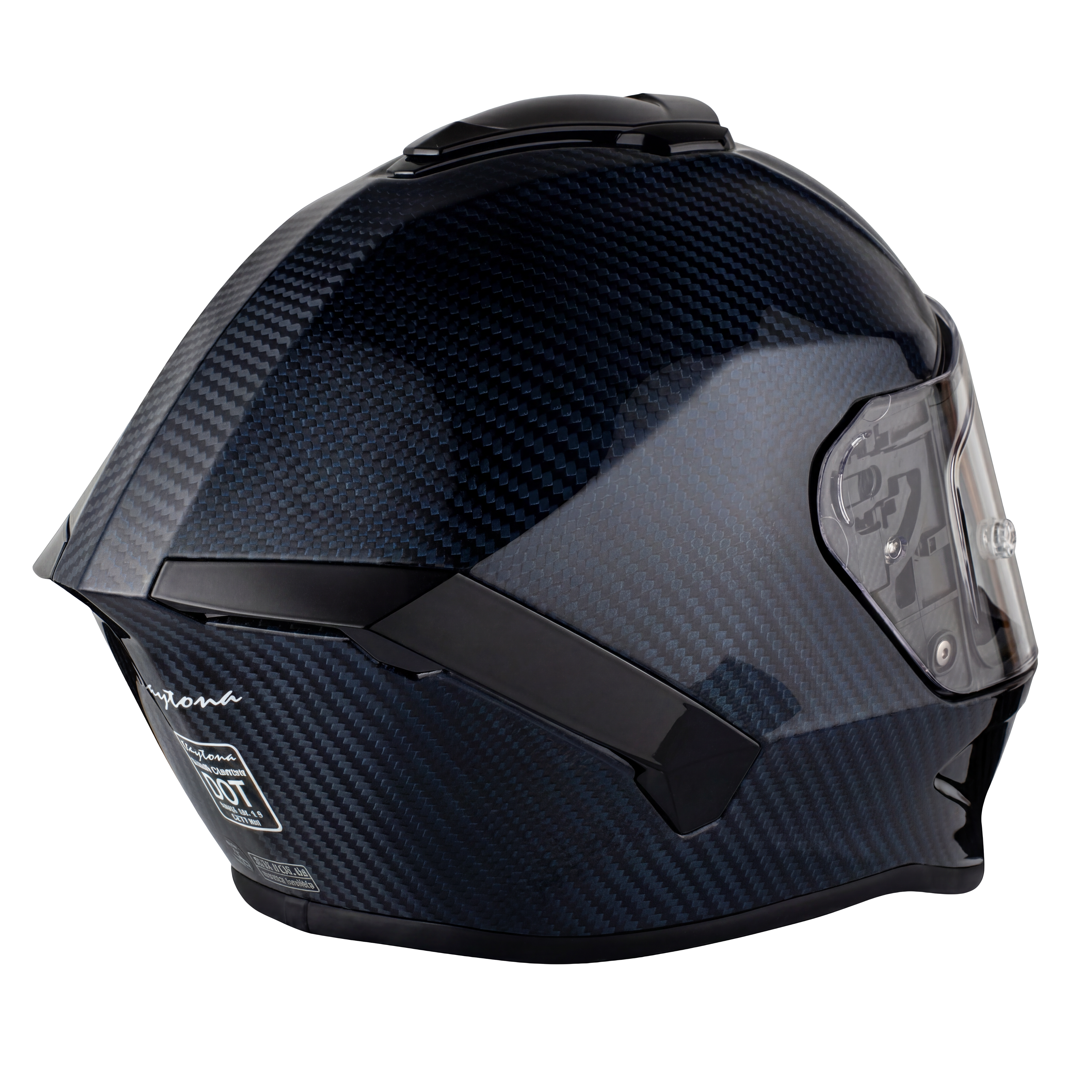D.O.T. & ECE Daytona Viper- Blue Carbon Fiber