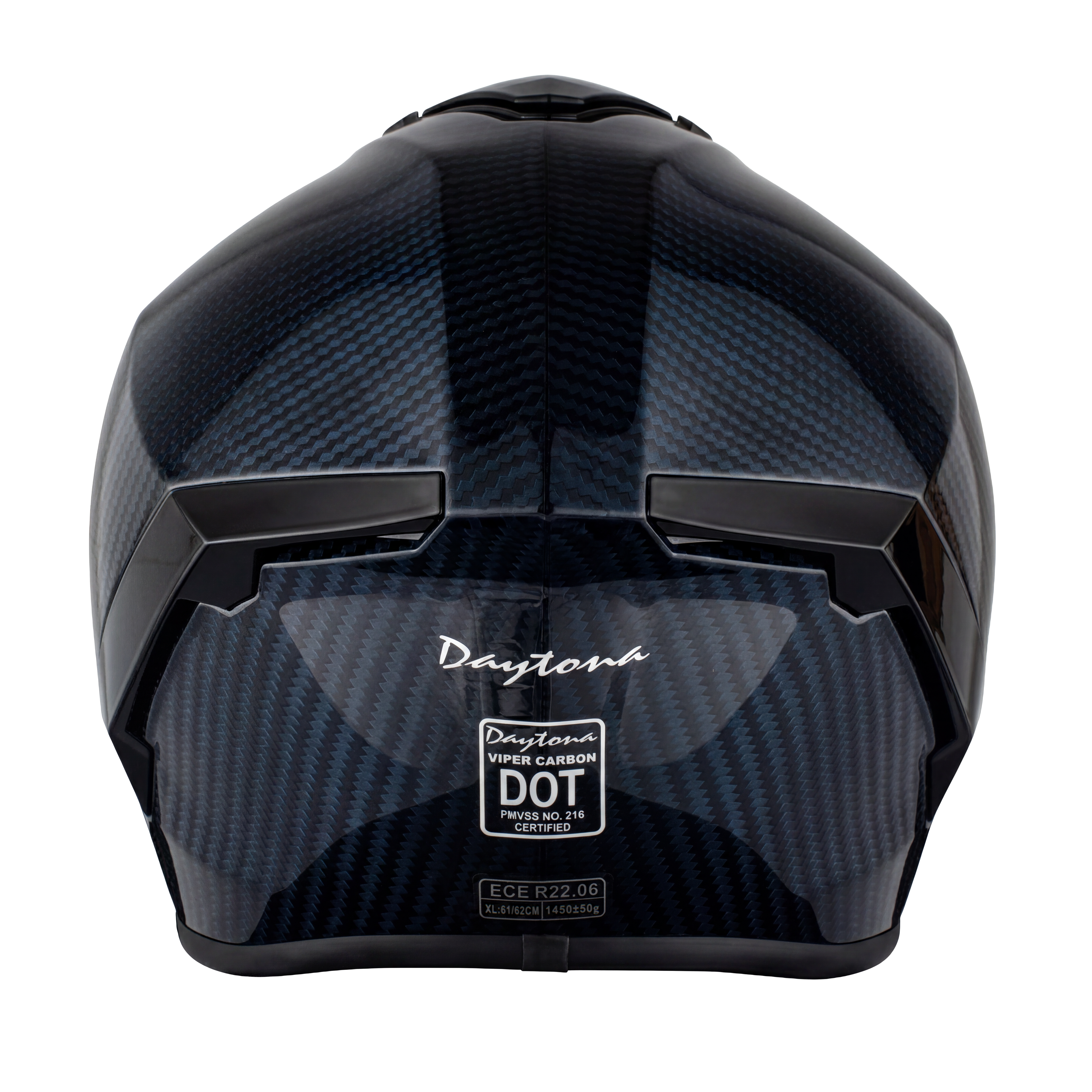 D.O.T. & ECE Daytona Viper- Blue Carbon Fiber
