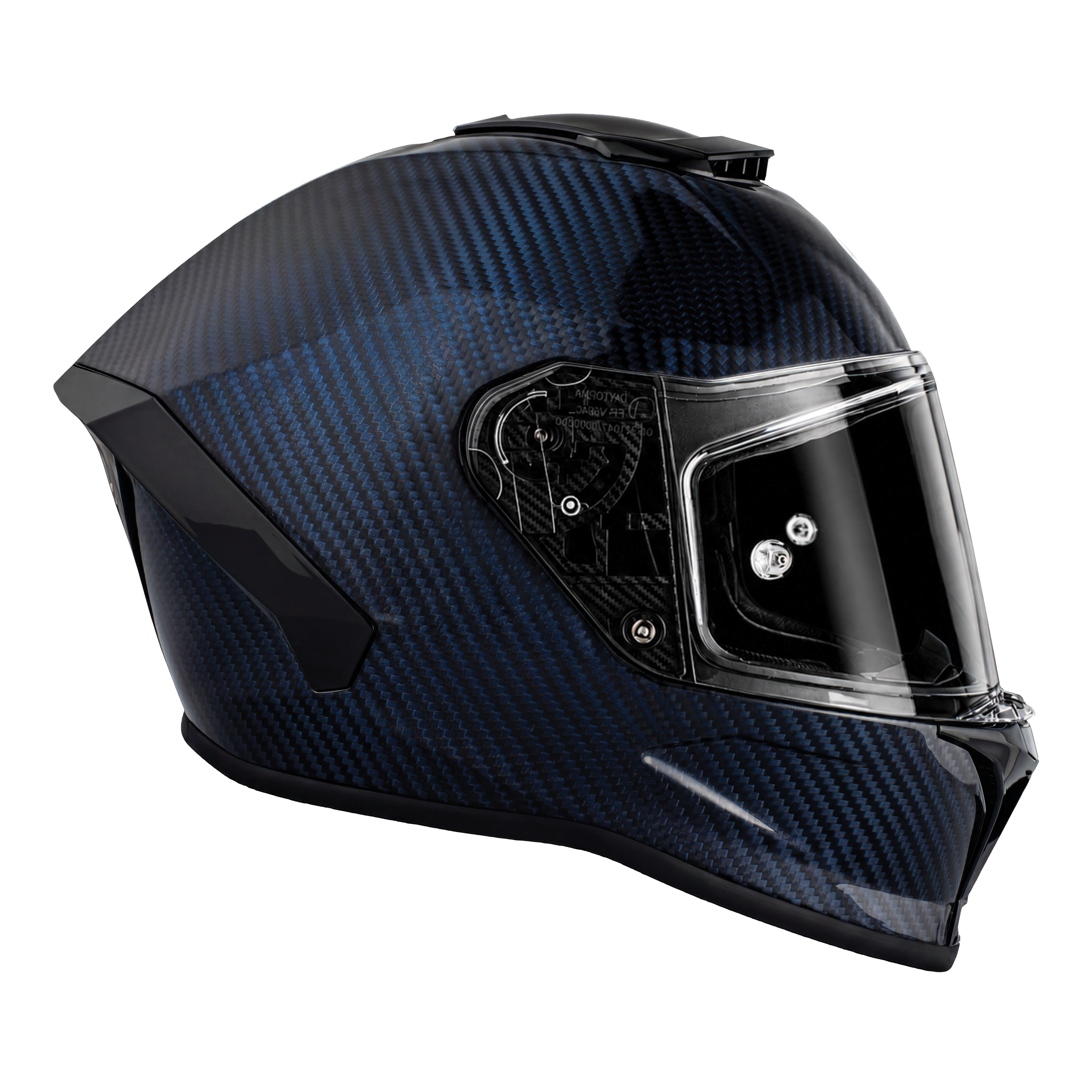 D.O.T. & ECE Daytona Viper- Blue Carbon Fiber