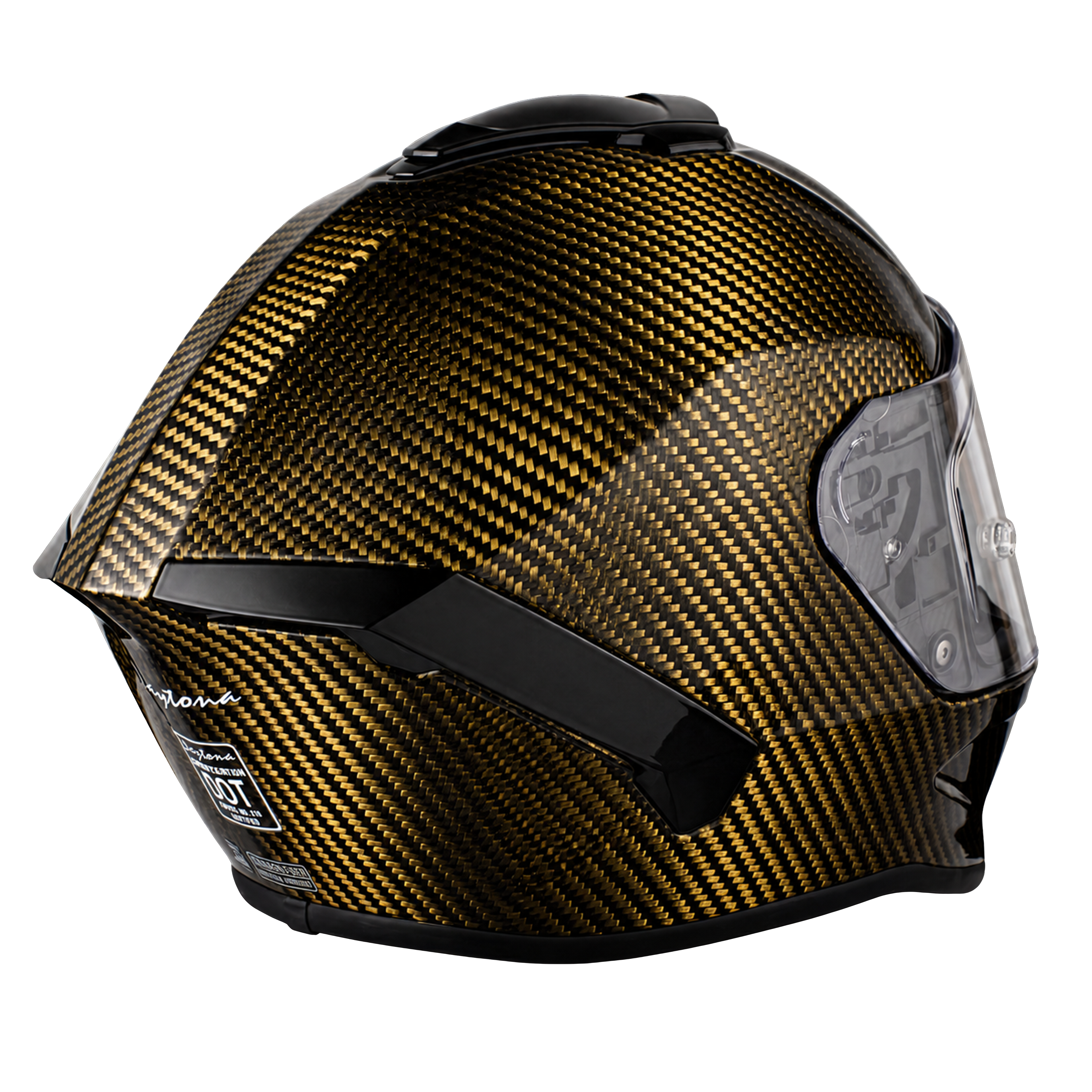 D.O.T. & ECE Daytona Viper- Gold Carbon Fiber