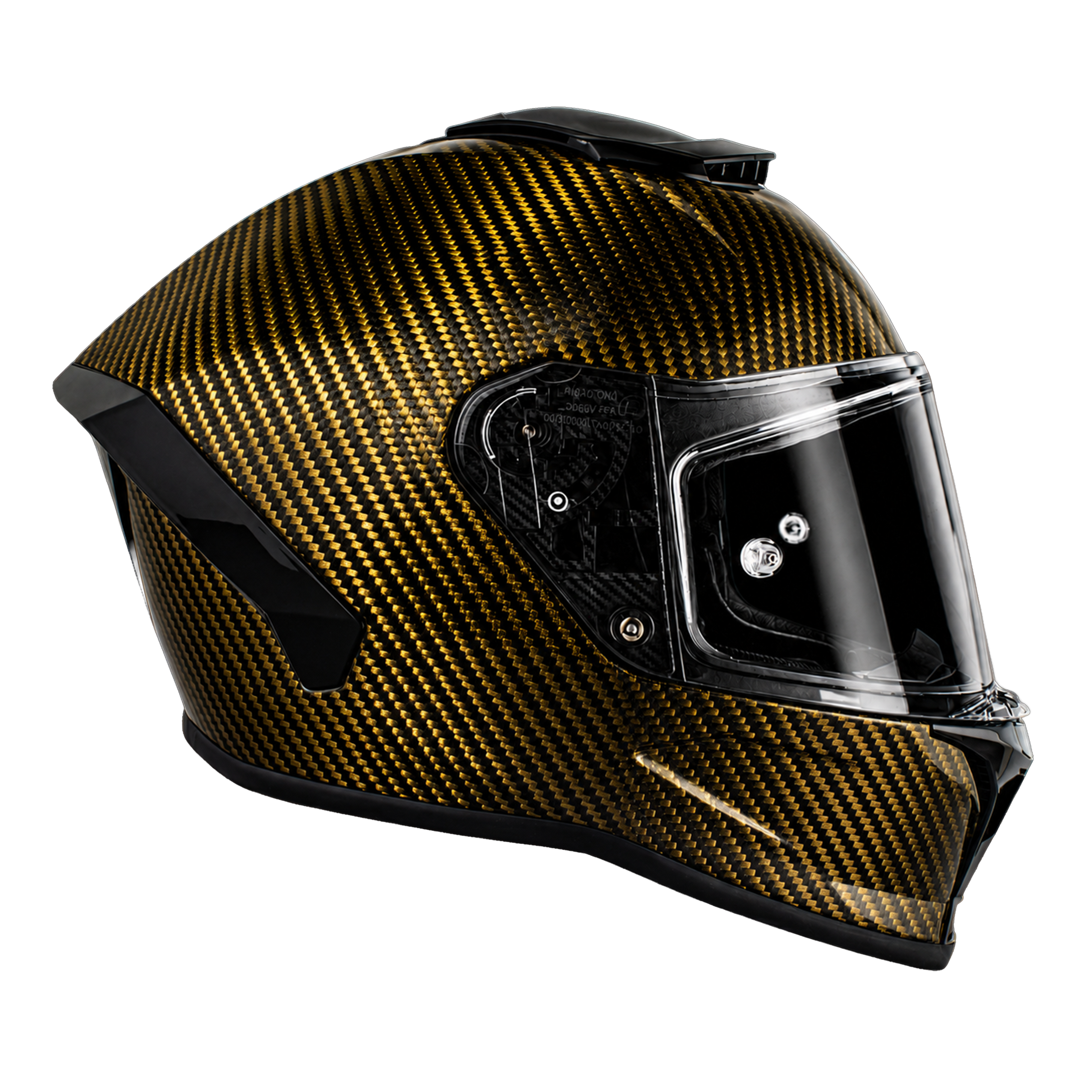 D.O.T. & ECE Daytona Viper- Gold Carbon Fiber