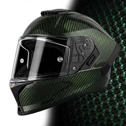 D.O.T. & ECE Daytona Viper- Green Carbon Fiber