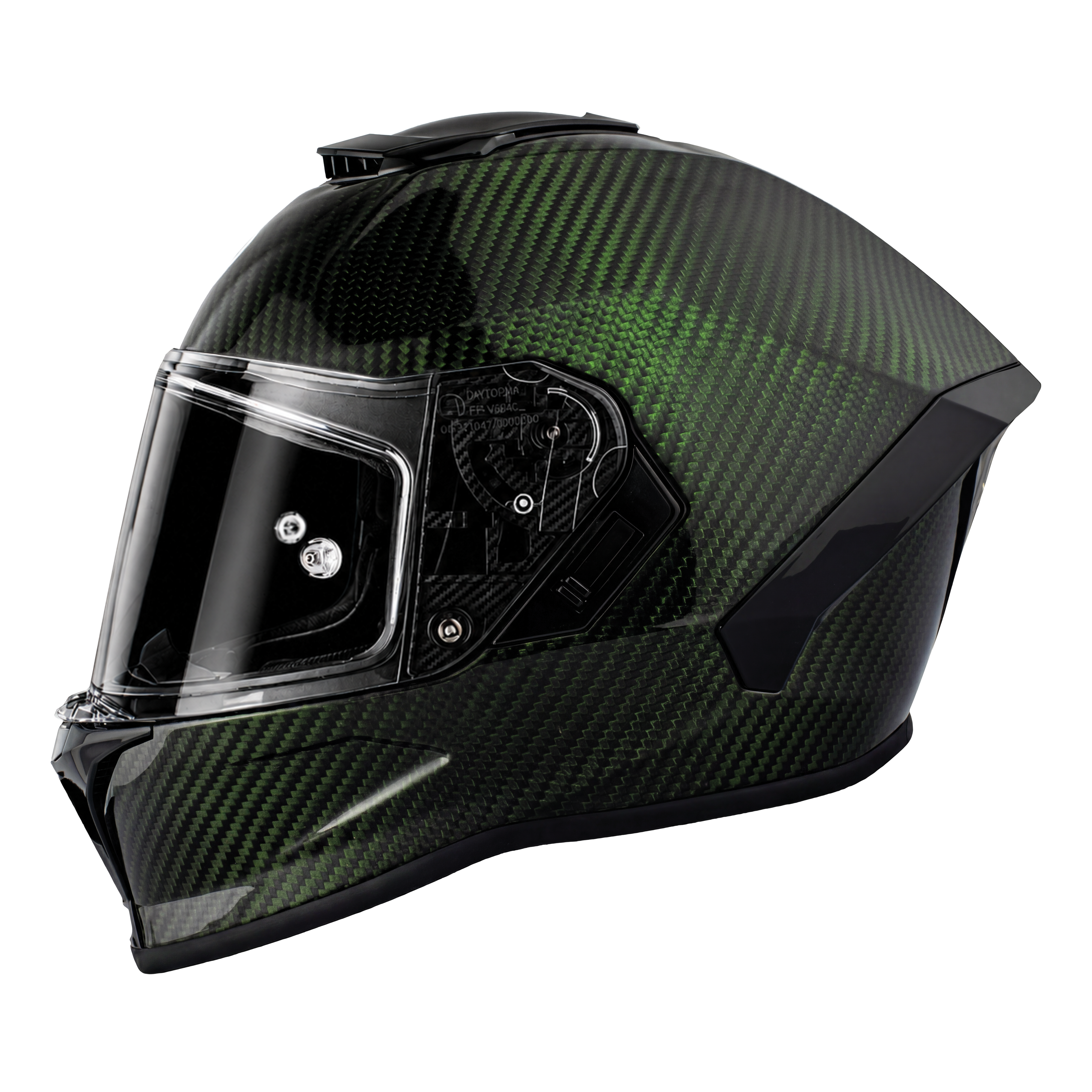 D.O.T. & ECE Daytona Viper- Green Carbon Fiber