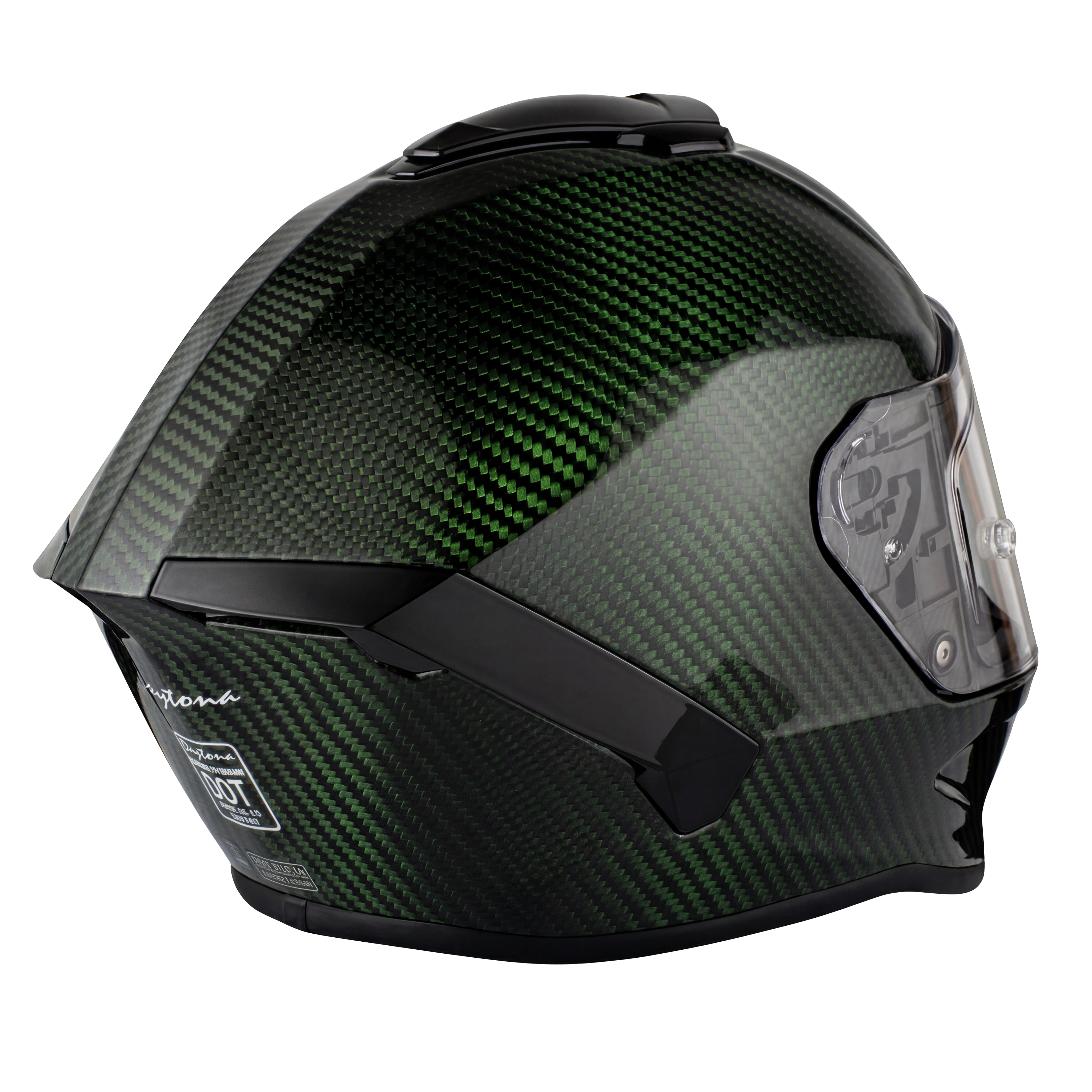 D.O.T. & ECE Daytona Viper- Green Carbon Fiber
