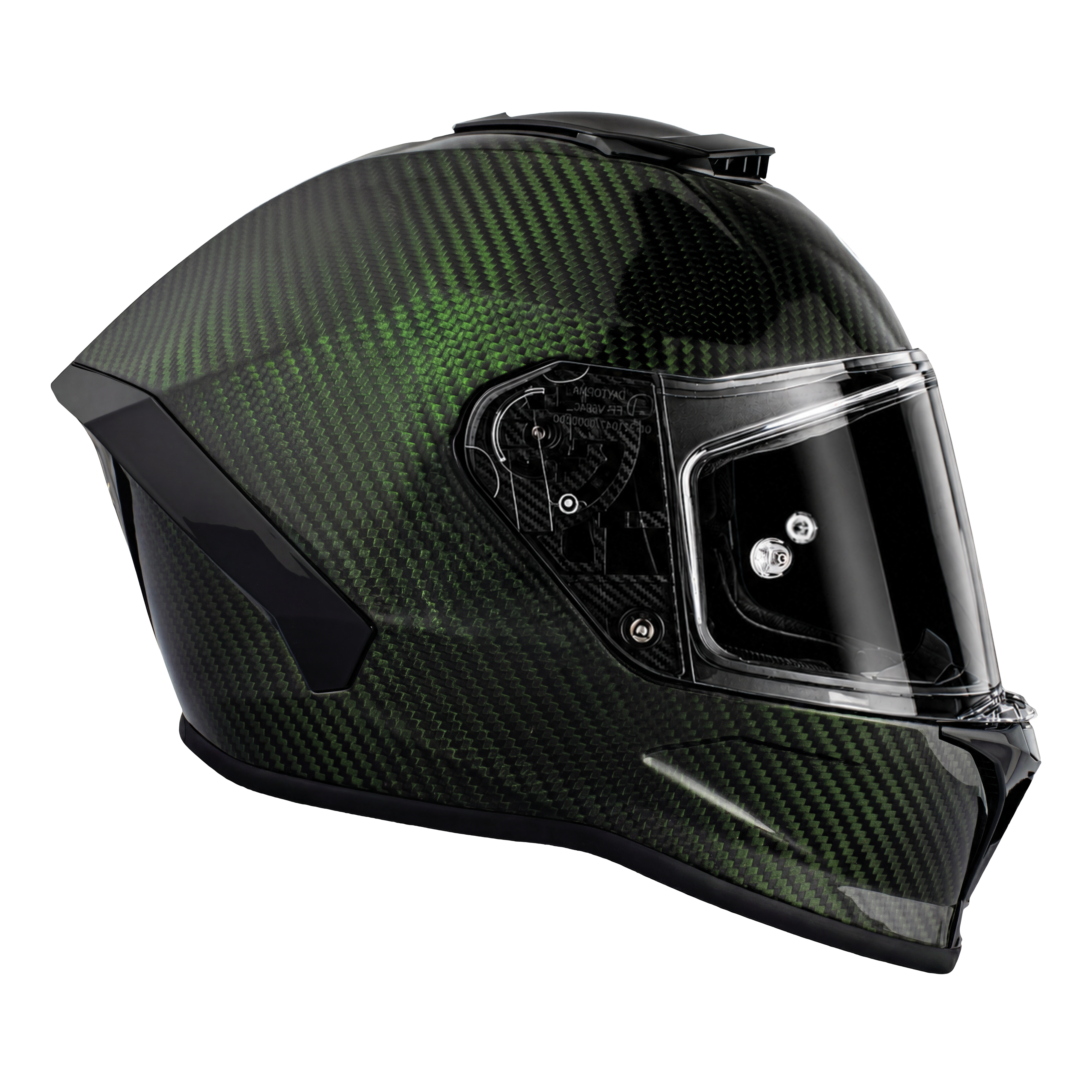 D.O.T. & ECE Daytona Viper- Green Carbon Fiber