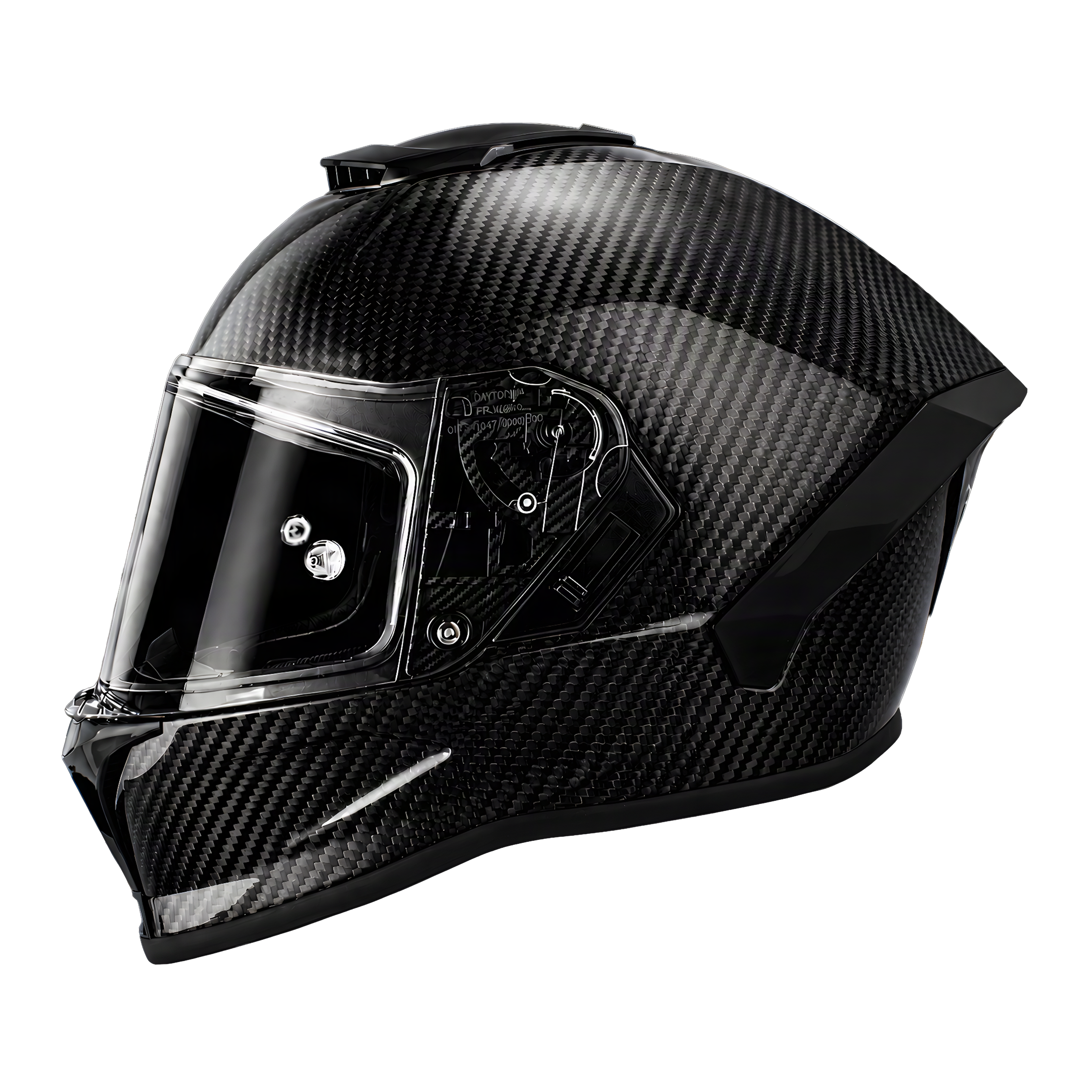 D.O.T. & ECE Daytona Viper- Grey Carbon Fiber