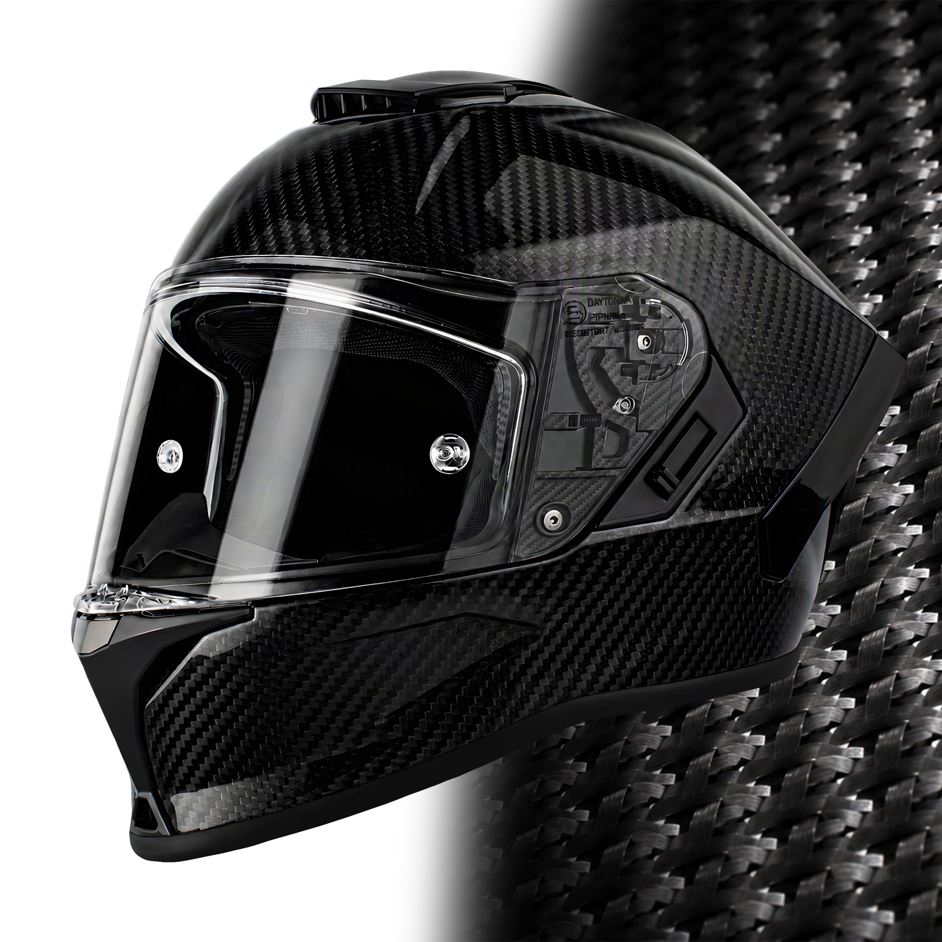 D.O.T. & ECE Daytona Viper- Grey Carbon Fiber