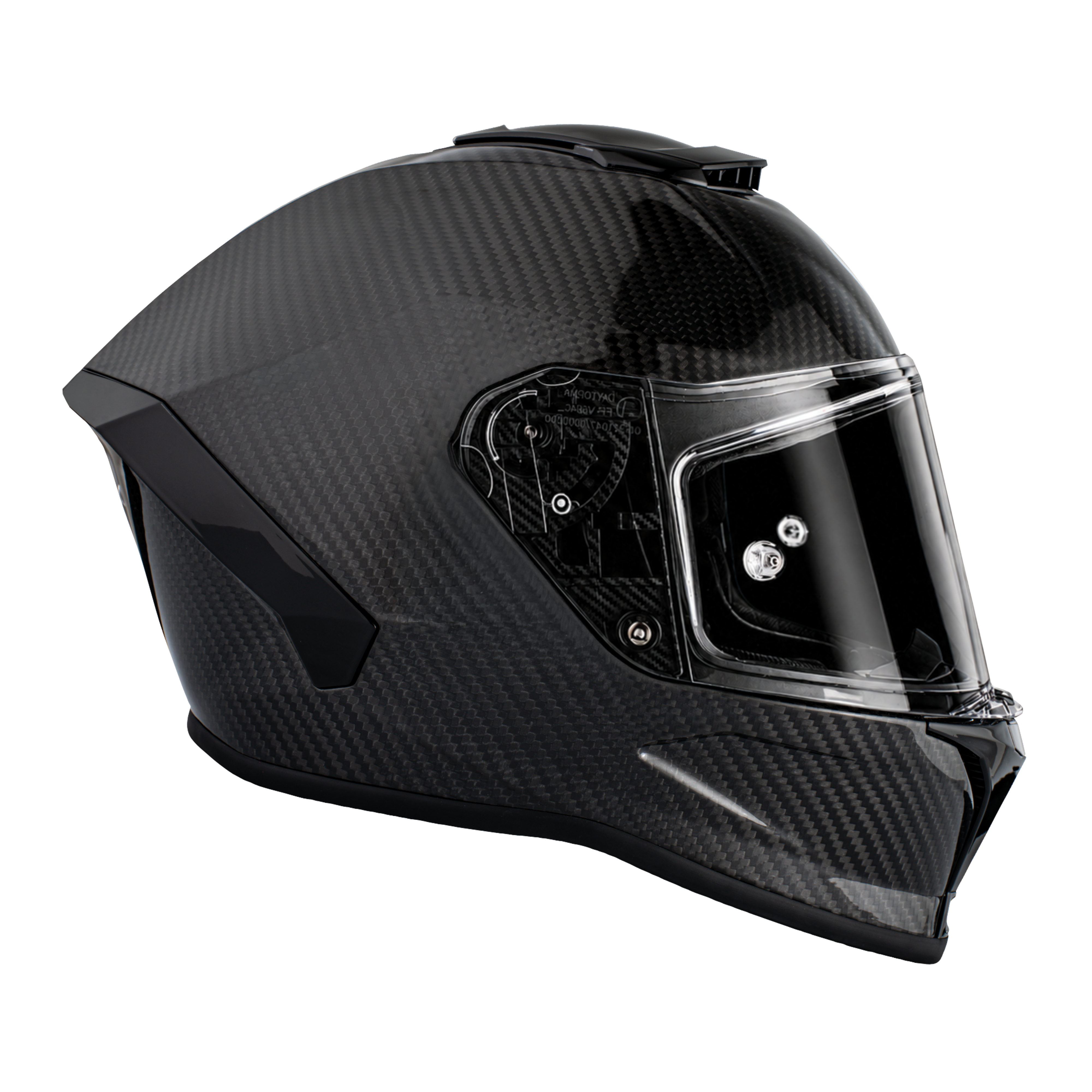 D.O.T. & ECE Daytona Viper- Grey Carbon Fiber