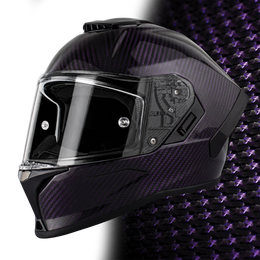 D.O.T. & ECE Daytona Viper- Purple Carbon Fiber