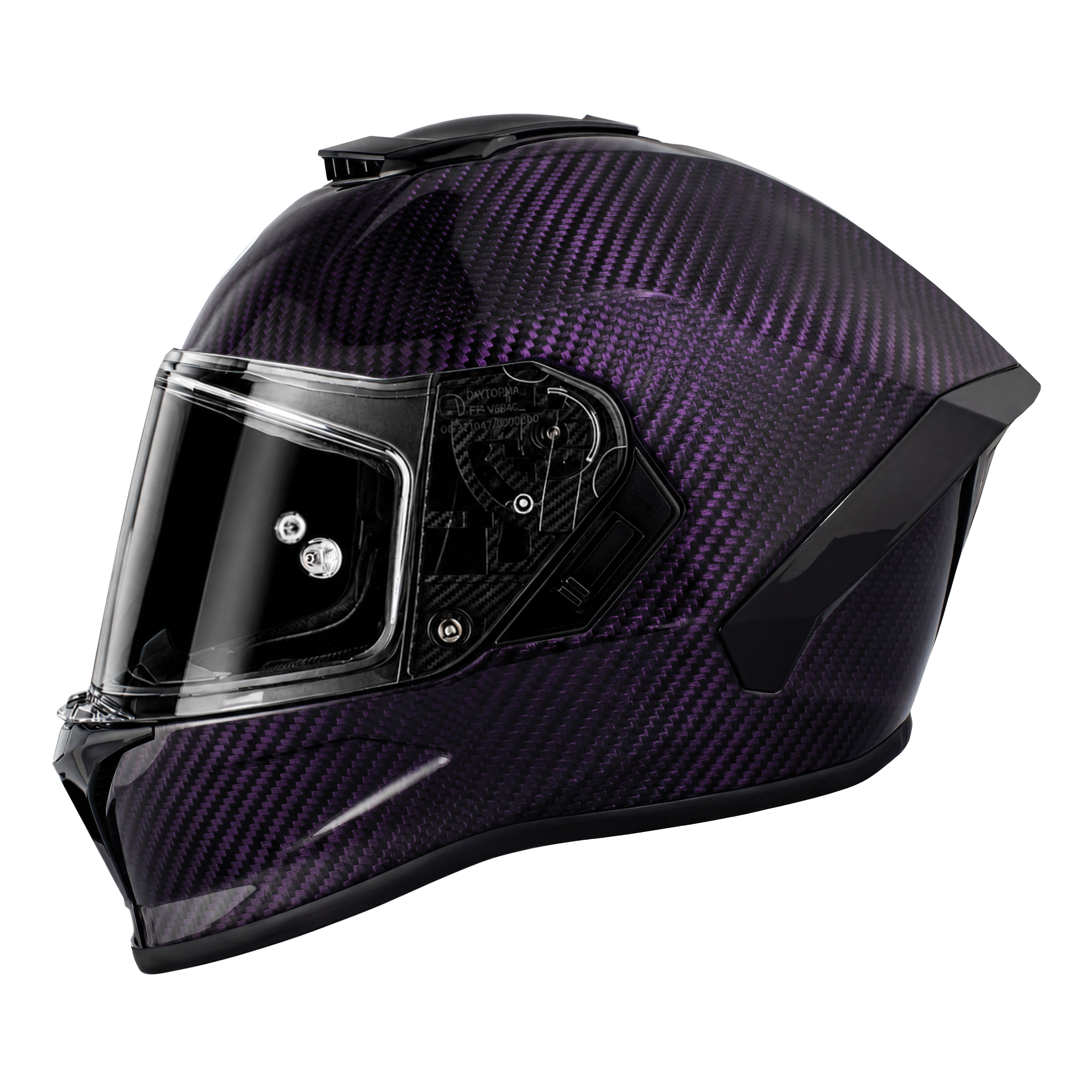 D.O.T. & ECE Daytona Viper- Purple Carbon Fiber