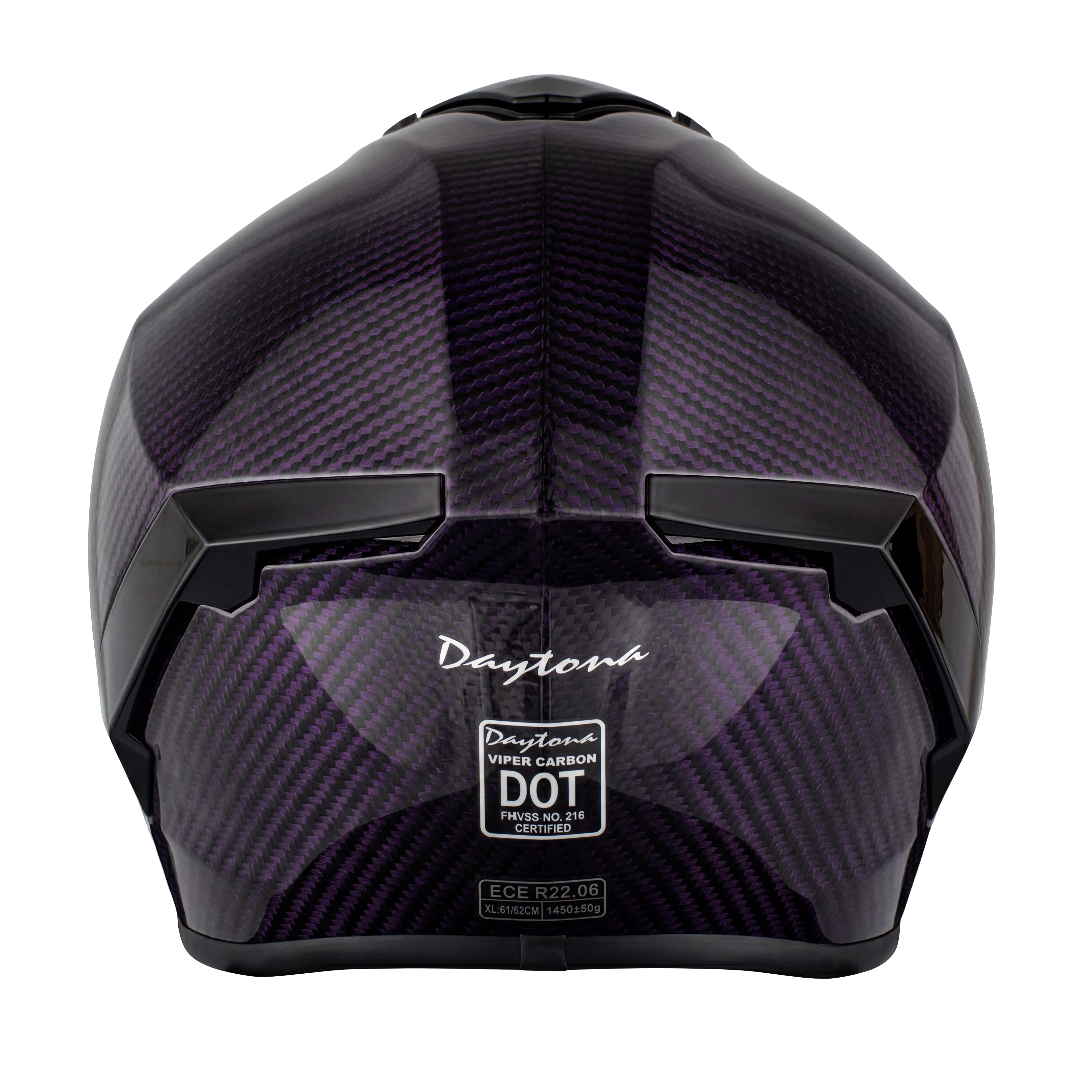 D.O.T. & ECE Daytona Viper- Purple Carbon Fiber