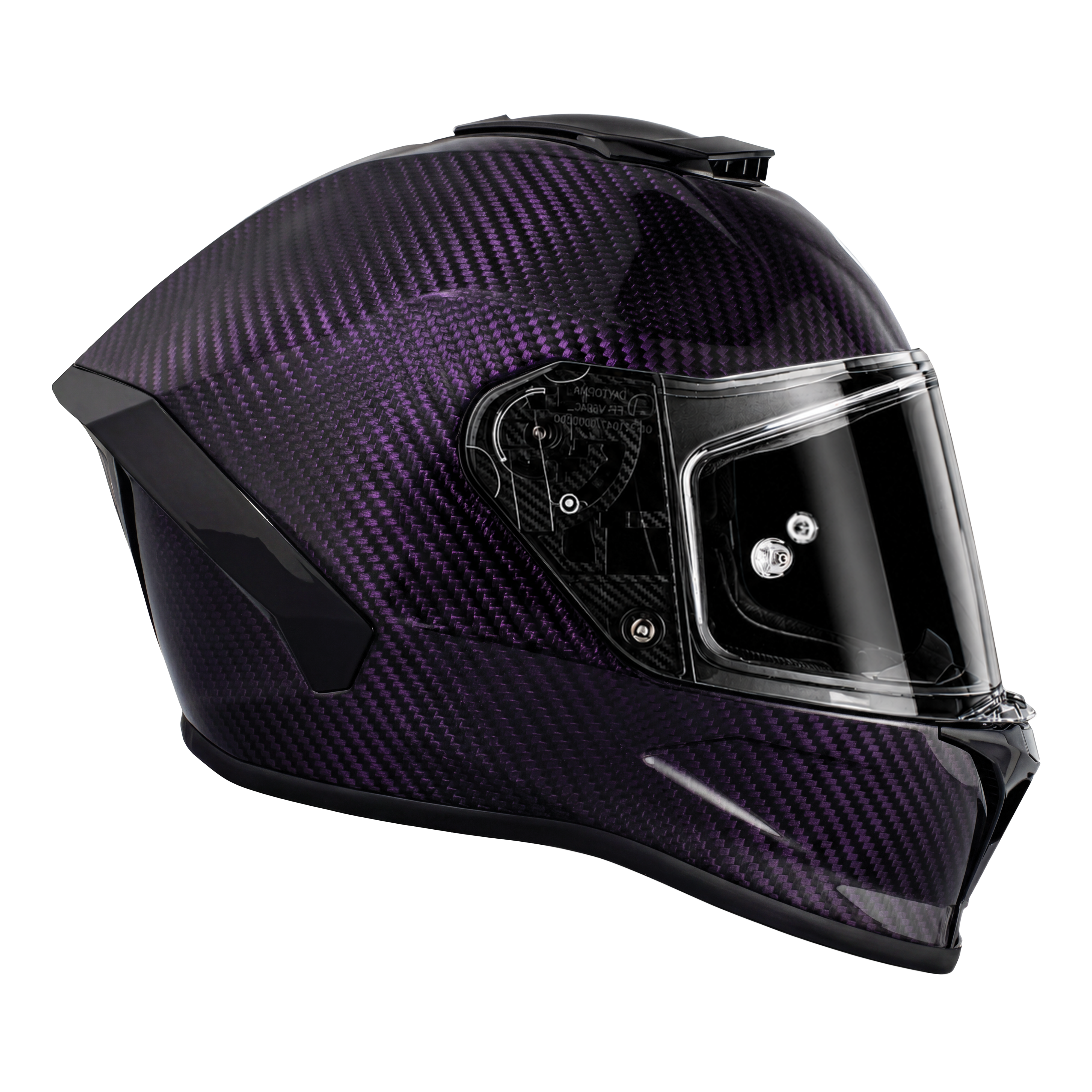 D.O.T. & ECE Daytona Viper- Purple Carbon Fiber
