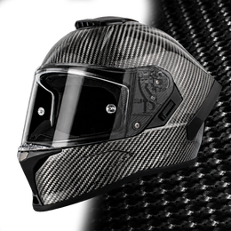 D.O.T. & ECE Daytona Viper- Silver Carbon Fiber