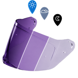 Viper Shield Outer- Photochromic Purple