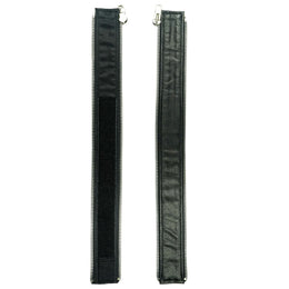 VXP501 Men's Black Universal Vest Expander Panel with Silver Aluminum Zip (Single Piece)