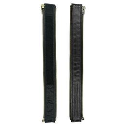 VXP54 Men's Black Universal Vest Expander Panel with Antique Zip (Single Piece)