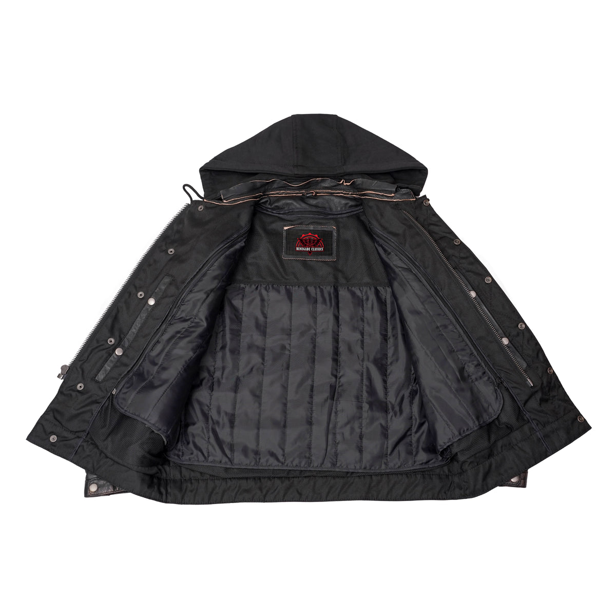 Vance™ Men's Leather Motorcycle Jacket