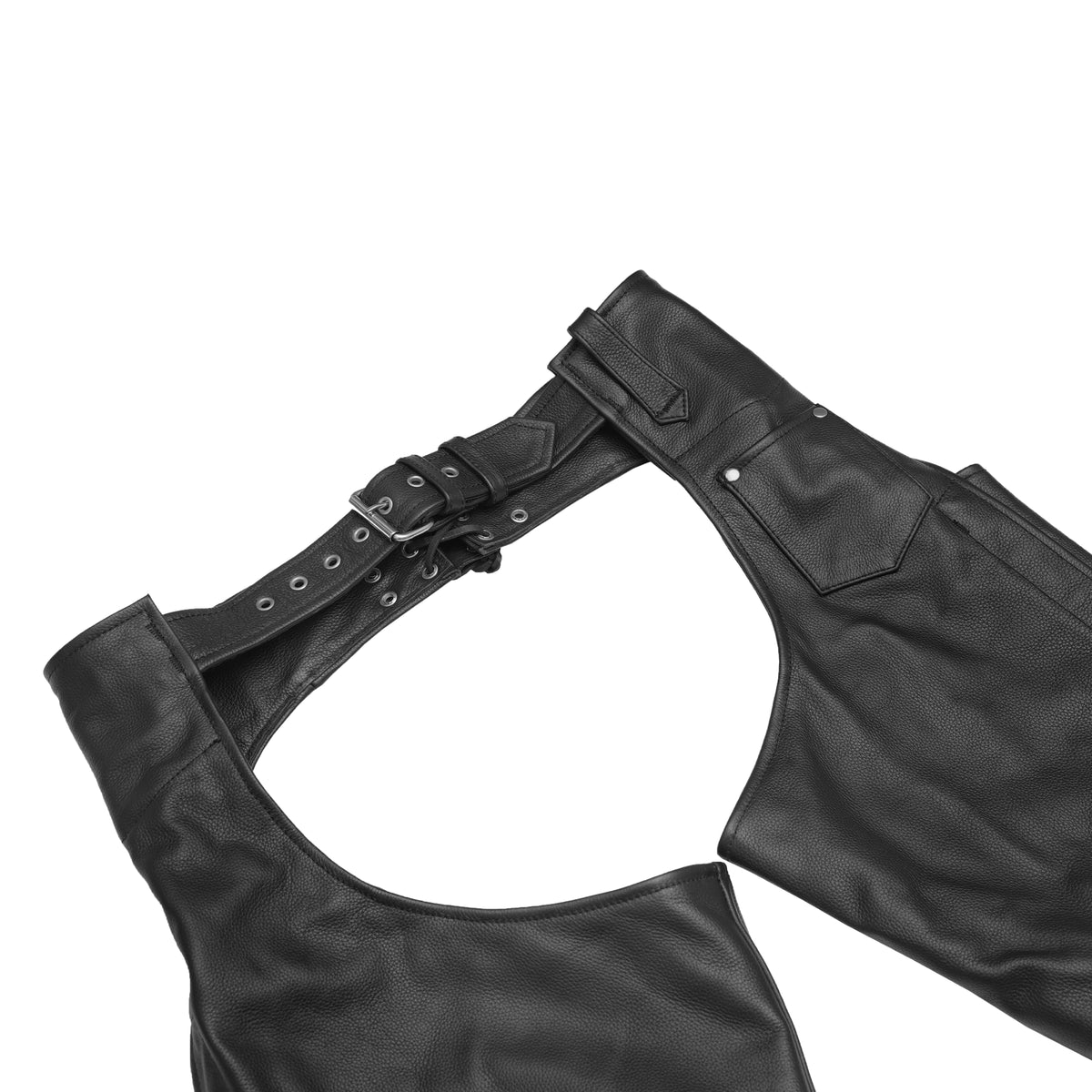 Velex™ Unisex Leather Motorcycle Chaps