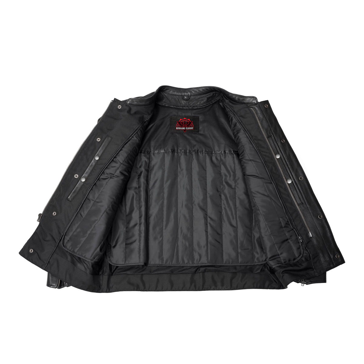 Victor™ Men's Leather Motorcycle Jacket