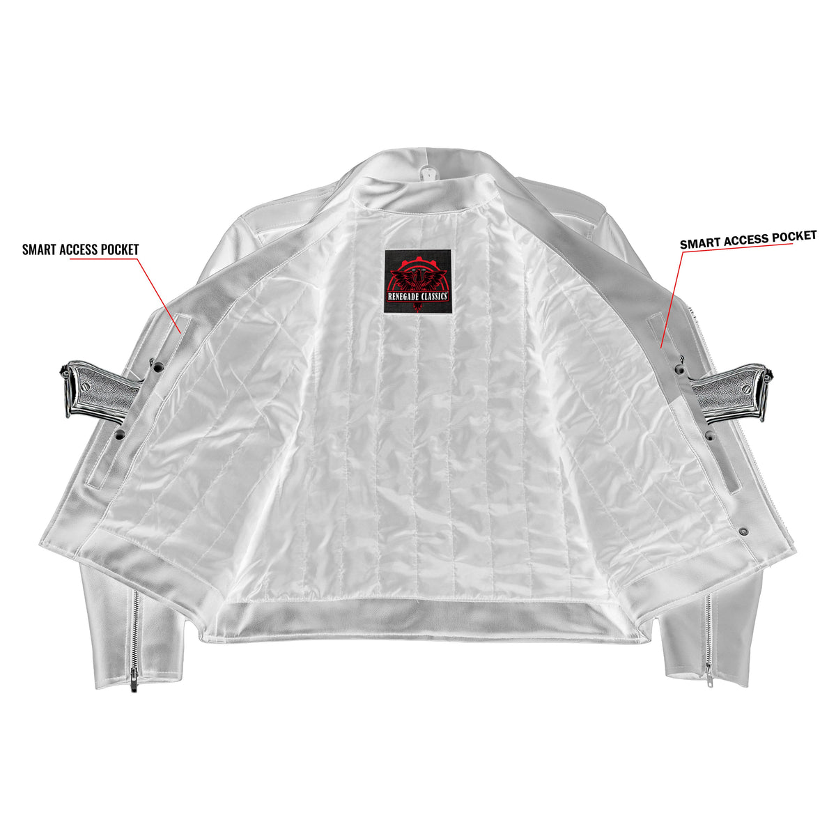 Void Ember™ Men's Faux Leather Motorcycle Jacket