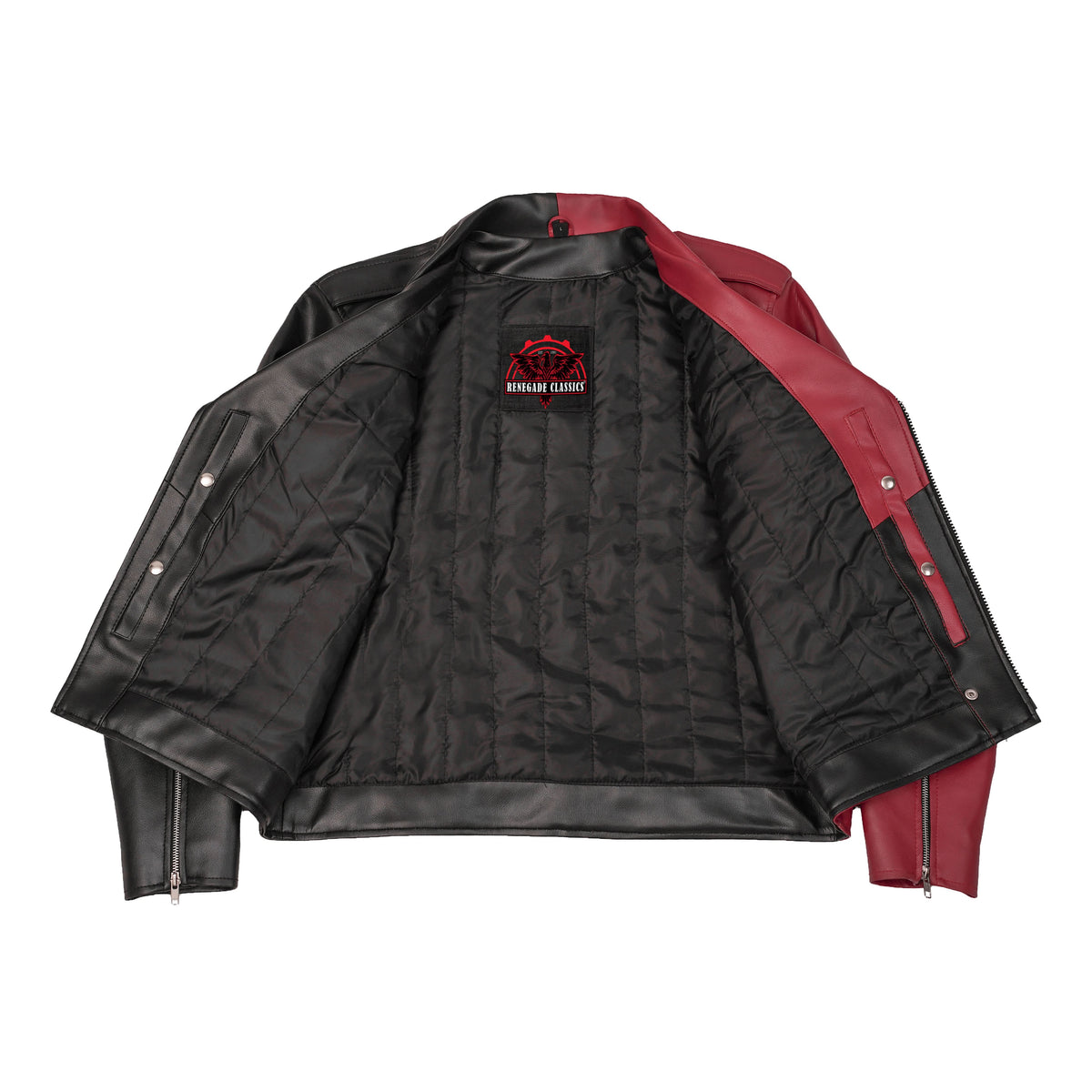 Void Ember™ Men's Faux Leather Motorcycle Jacket