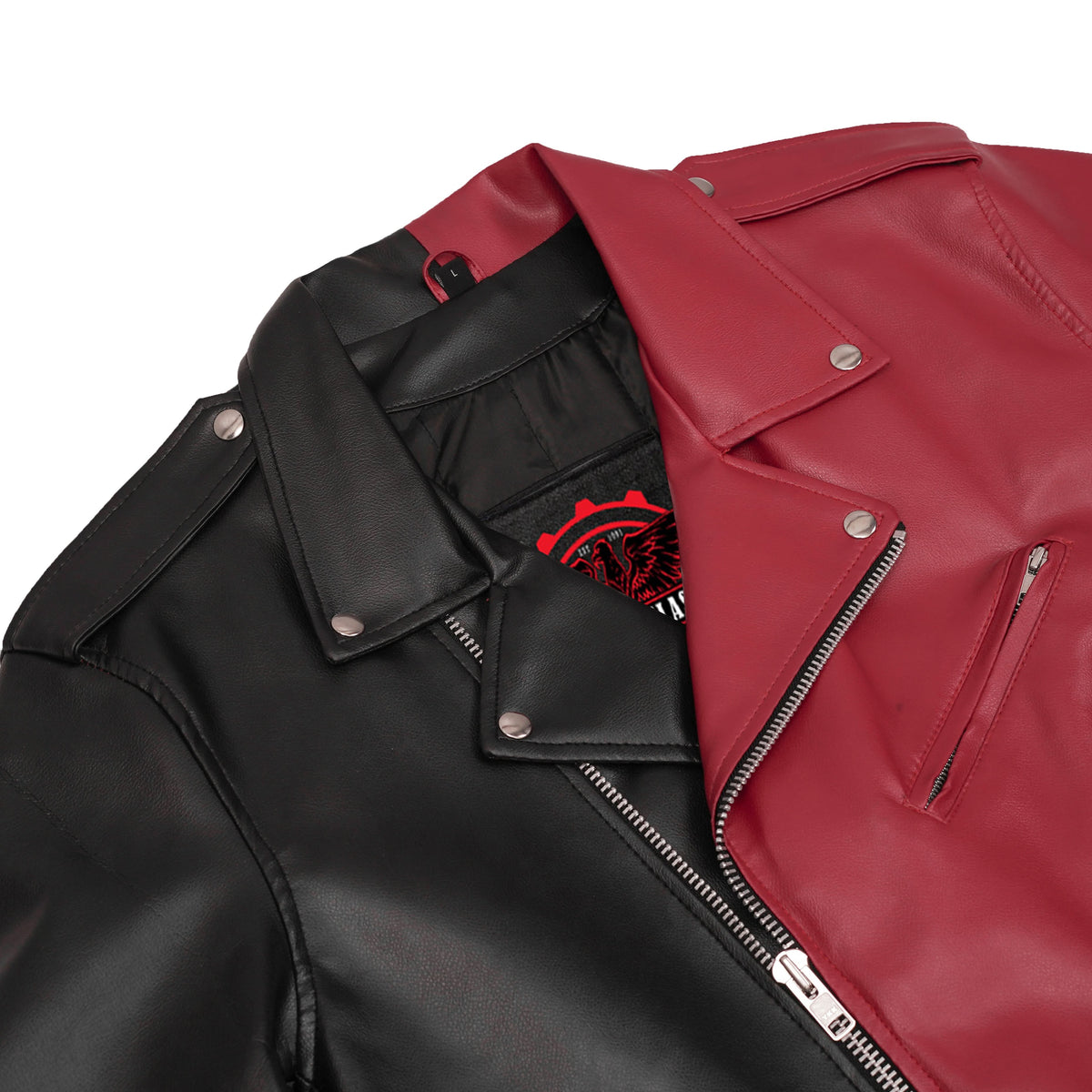 Void Ember™ Men's Faux Leather Motorcycle Jacket