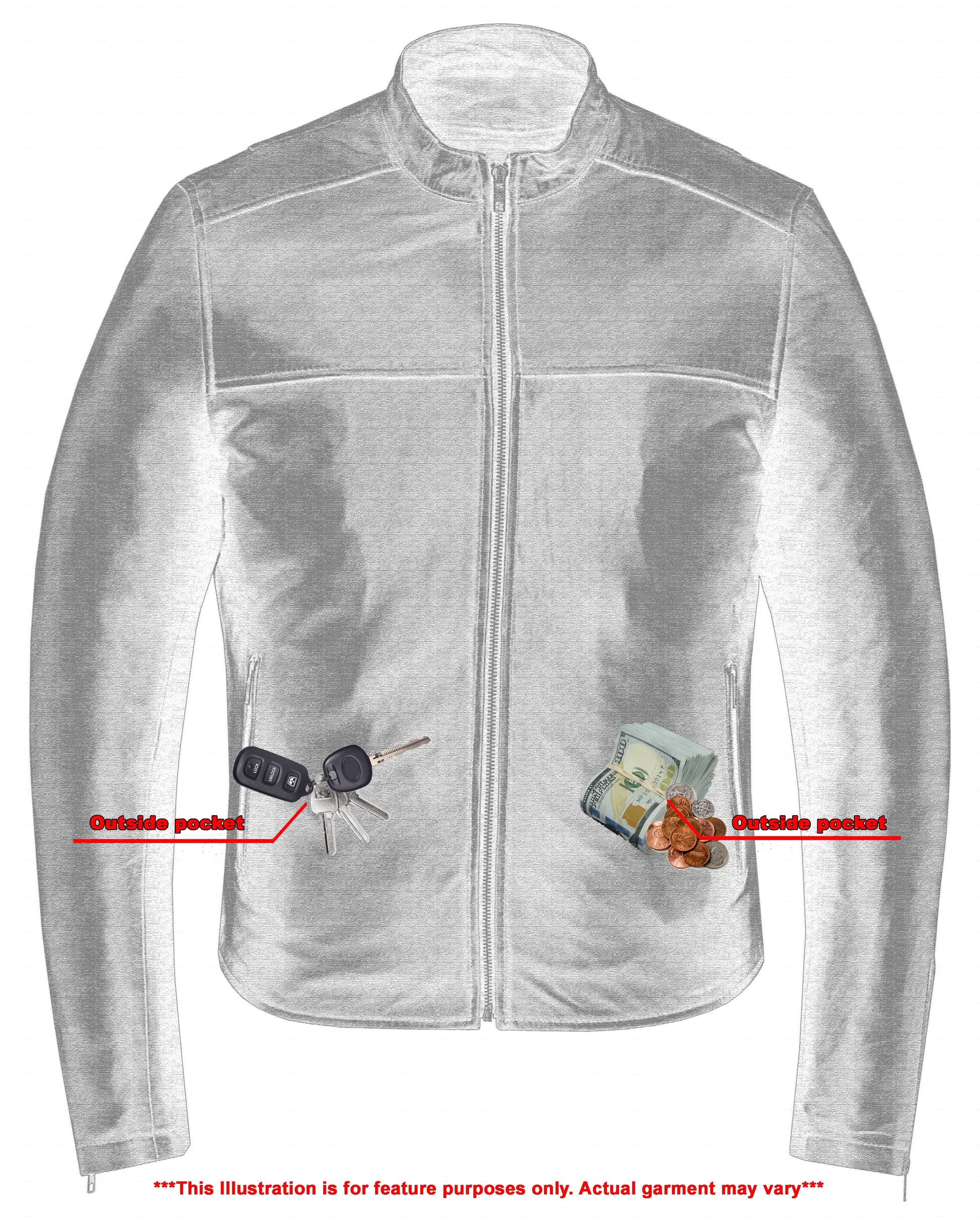 Regime Men’s Fashion Leather Jacket Men's Leather Jackets Renegade Classics