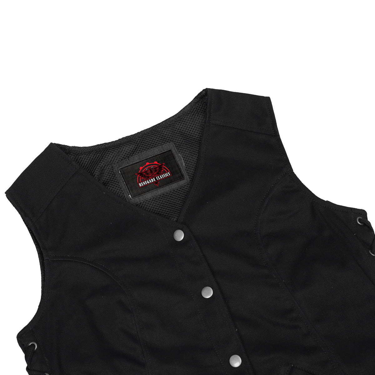 Western Edge™ Womens Denim Motorcycle Vest