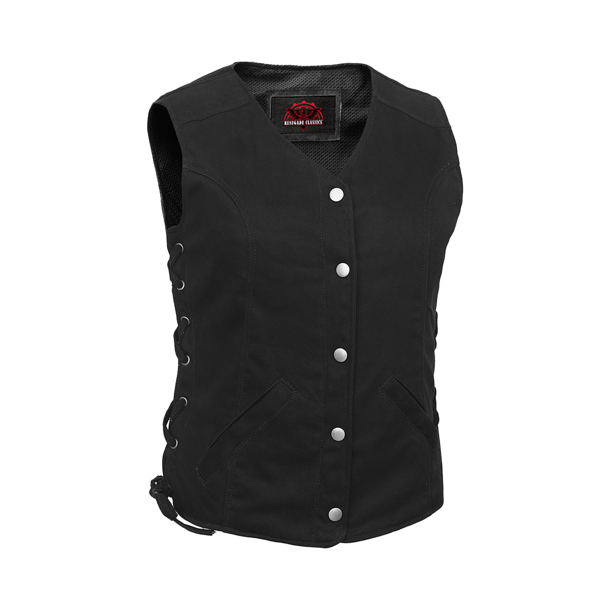Western Edge™ Womens Denim Motorcycle Vest