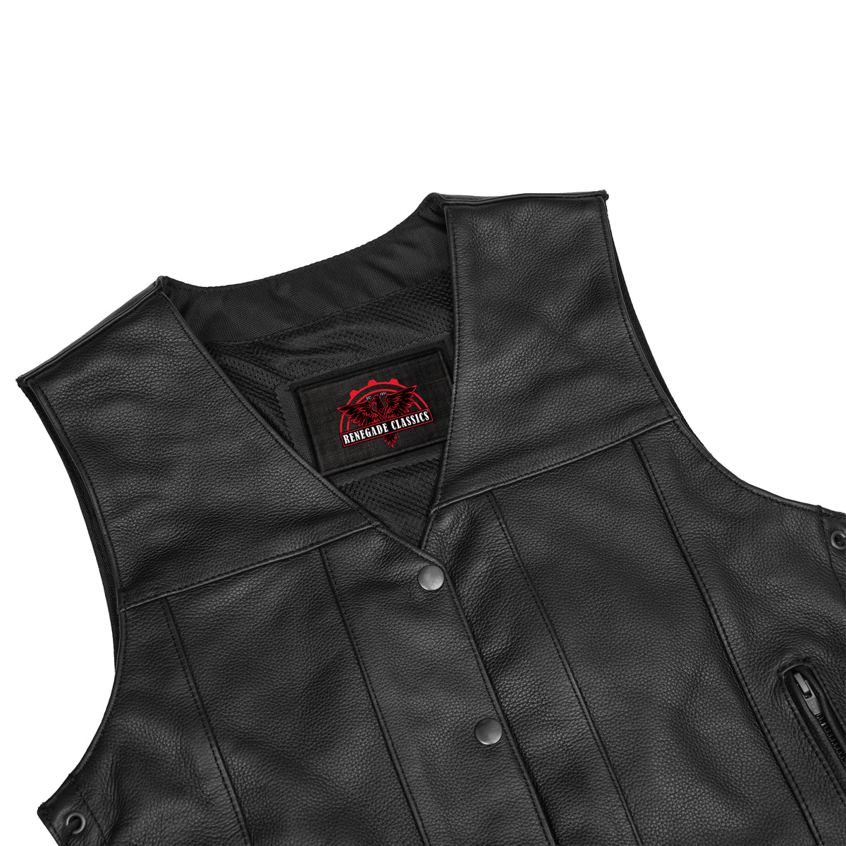 Wild Orchid™ Womens Leather Motorcycle Vest
