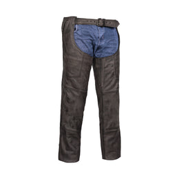Wildridge™ Unisex Leather Motorcycle Chaps