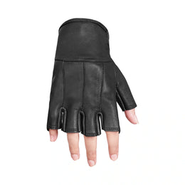 Women's Tough Deer Skin Fingerless Glove