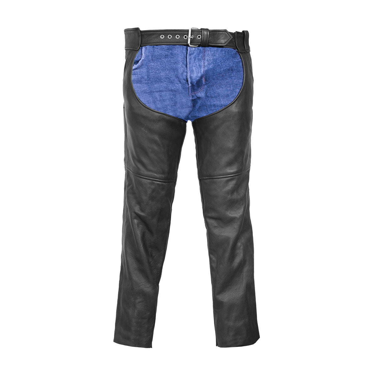 Wrangler™ Unisex Leather Motorcycle Chaps