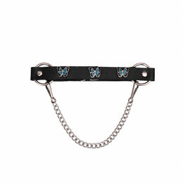 Boot Chain -  Monarch Blue Butterfly