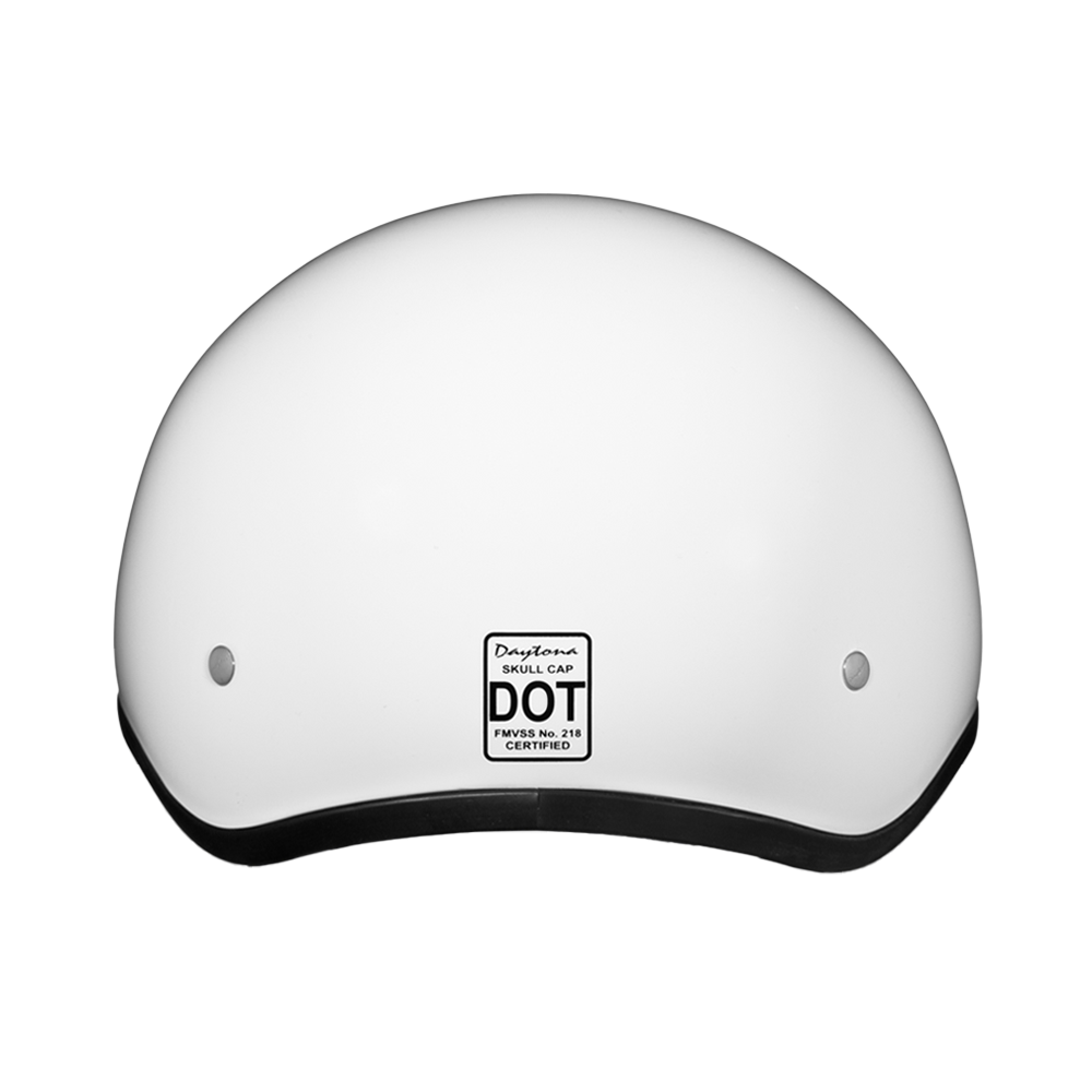 Daytona Skull Cap Helmet Hi-Gloss White for 4XL