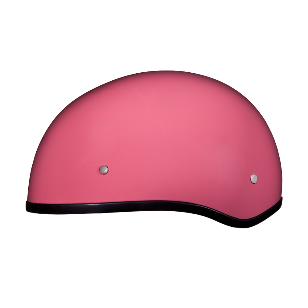 dot certified pink motorcycle helmet Daytona Skull Cap Helmet W/O Visor Hi-Gloss Pink L