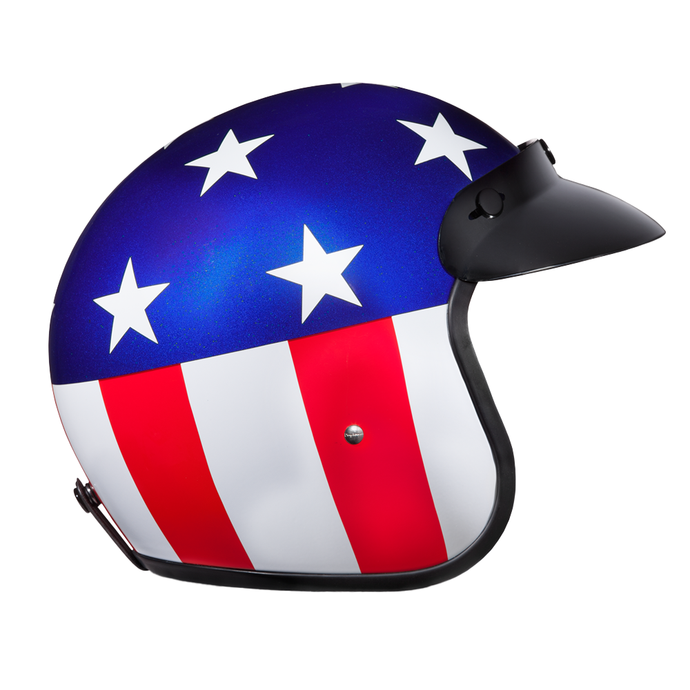 Daytona Cruiser Captain America Helmet, L
