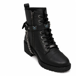 Boot Chain -  Monarch Blue Butterfly