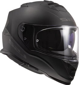 Assault Solid Full Face Motorcycle Helmet W/ SunShield Matte Black Helmets LS2 Helmets