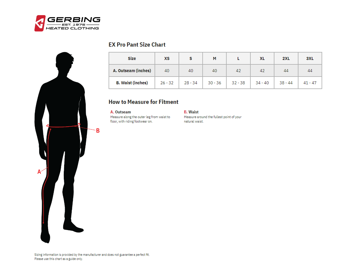 12V EX Pro Heated Pants