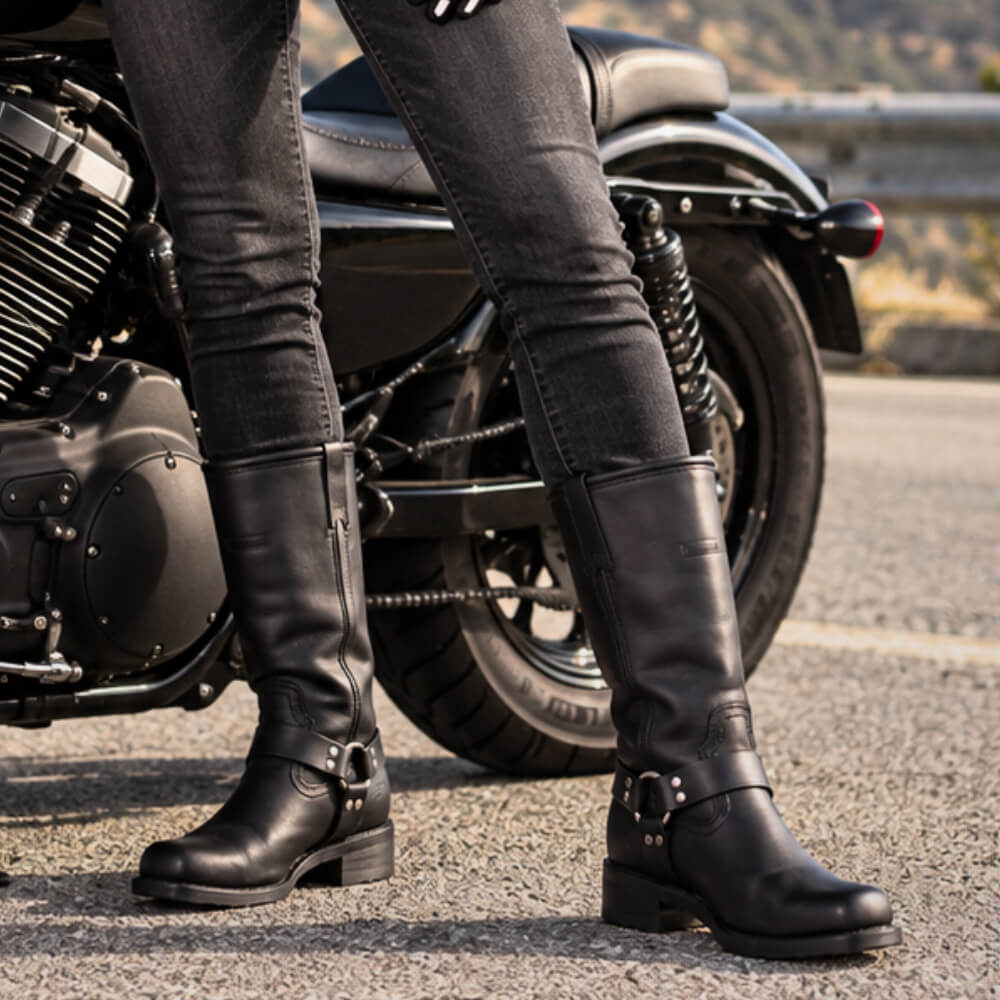 leather boots