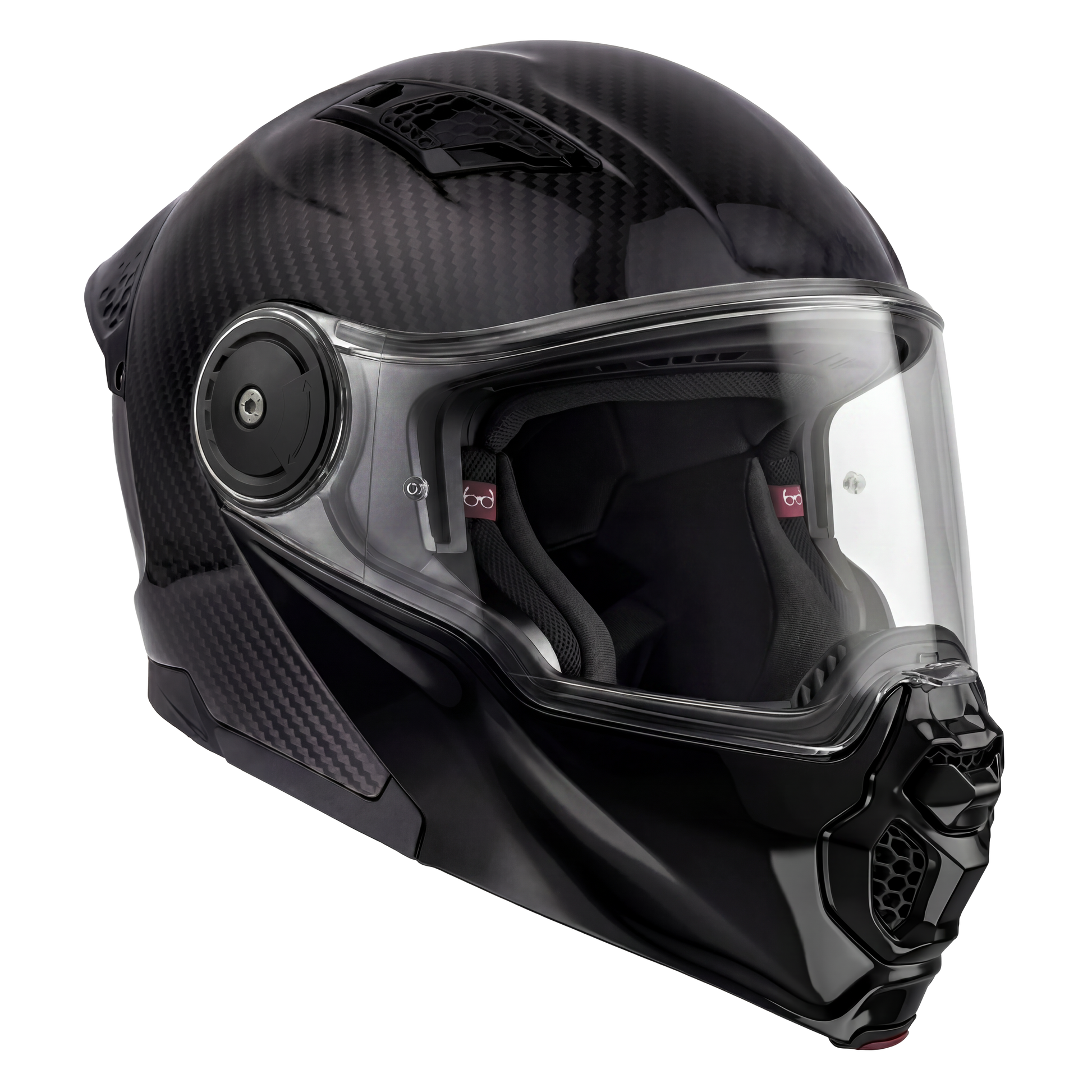 badass motorcycle helmet dealers in missouri D.O.T. Daytona C6- Grey Carbon Fiber S